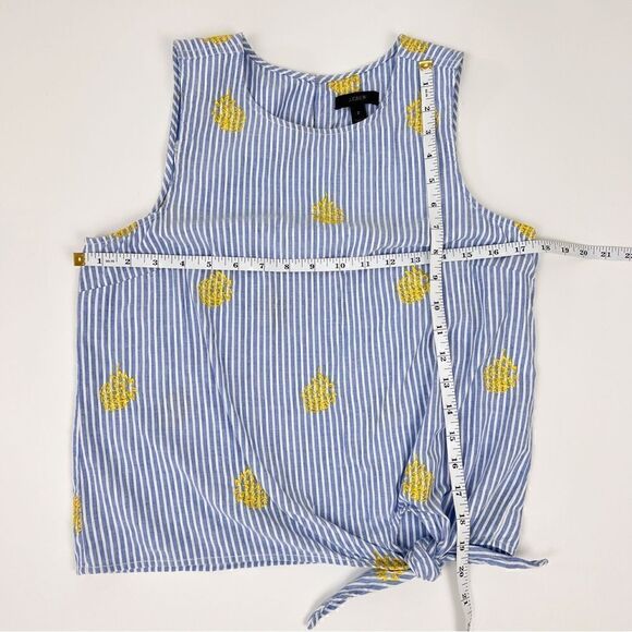 J. CREW Embroidered Pineapple Skirt & Tank Size XS & 2.  SELLING AS A SET - Picture 12 of 14